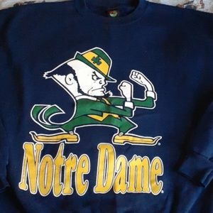 Vintage Notre Dame 'Fighting Irishman' Crewneck XL